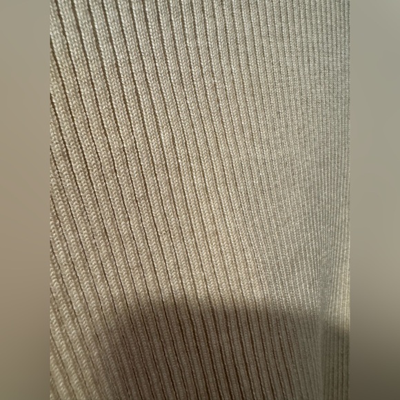 Tan Ribbed Cardigan - Picture 4 of 4
